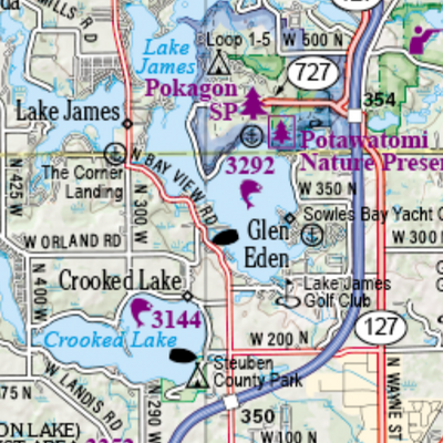 Indiana Atlas & Gazetteer Page 23 Preview 3