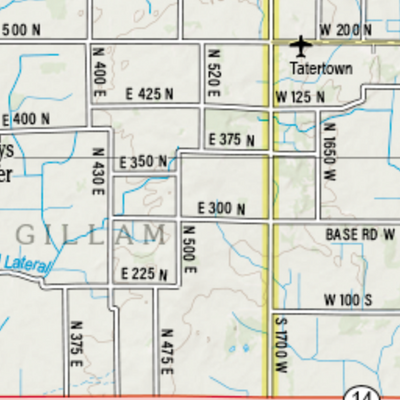 Indiana Atlas & Gazetteer Page 25 Preview 2