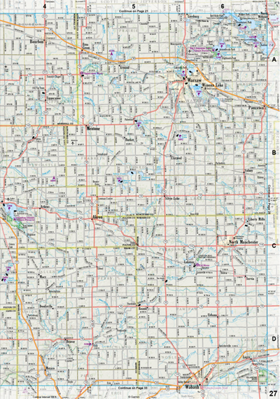 Indiana Atlas & Gazetteer Page 27 Preview 1