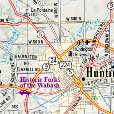 Indiana Atlas & Gazetteer Page 28 Preview 3