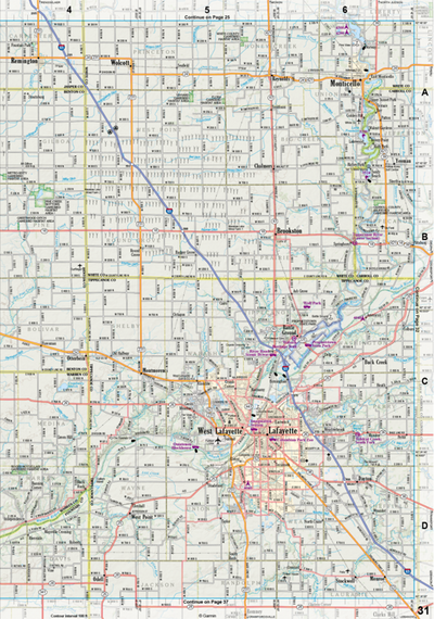 Indiana Atlas & Gazetteer Page 31 Preview 1