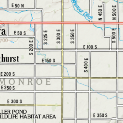 Indiana Atlas & Gazetteer Page 32 Preview 2