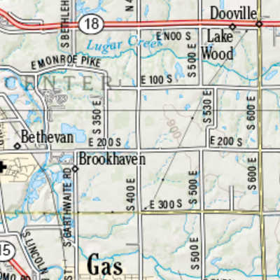 Indiana Atlas & Gazetteer Page 34 Preview 3