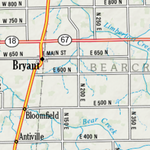 Indiana Atlas & Gazetteer Page 35 Preview 2