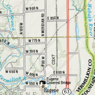 Indiana Atlas & Gazetteer Page 36 Preview 2