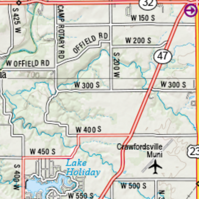 Indiana Atlas & Gazetteer Page 37 Preview 2