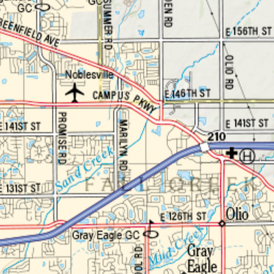 Indiana Atlas & Gazetteer Page 39 Preview 2