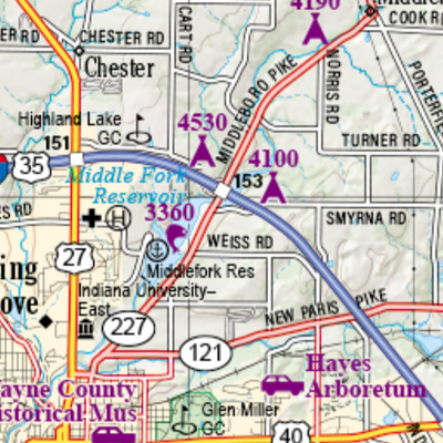 Indiana Atlas & Gazetteer Page 41 Preview 3