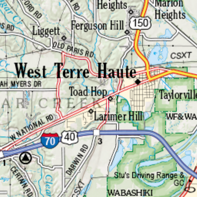 Indiana Atlas & Gazetteer Page 42 Preview 2