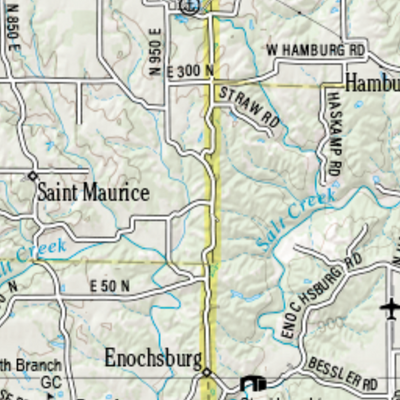 Indiana Atlas & Gazetteer Page 46 Preview 3