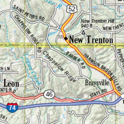 Indiana Atlas & Gazetteer Page 47 Preview 3