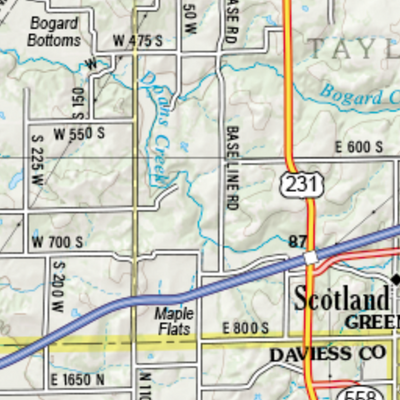 Indiana Atlas & Gazetteer Page 49 Preview 2