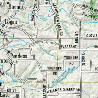 Indiana Atlas & Gazetteer Page 50 Preview 2