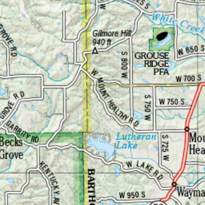 Indiana Atlas & Gazetteer Page 51 Preview 3