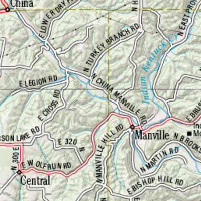 Indiana Atlas & Gazetteer Page 52 Preview 3