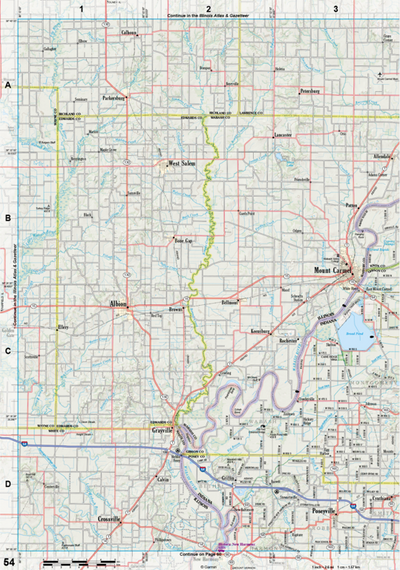 Indiana Atlas & Gazetteer Page 54 Preview 1
