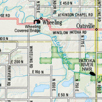 Indiana Atlas & Gazetteer Page 55 Preview 2