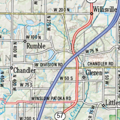 Indiana Atlas & Gazetteer Page 55 Preview 3