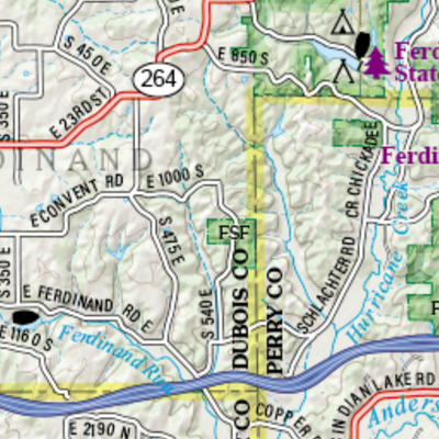Indiana Atlas & Gazetteer Page 56 Preview 3