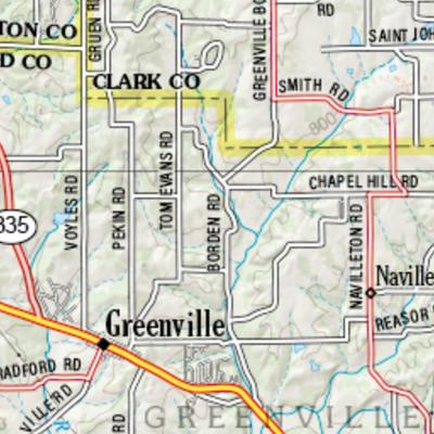 Indiana Atlas & Gazetteer Page 58 Preview 2
