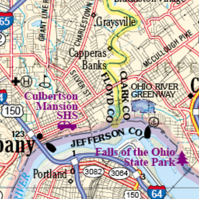 Indiana Atlas & Gazetteer Page 58 Preview 3