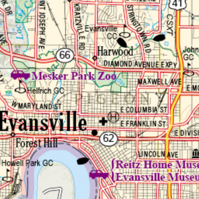 Indiana Atlas & Gazetteer Page 61 Preview 3