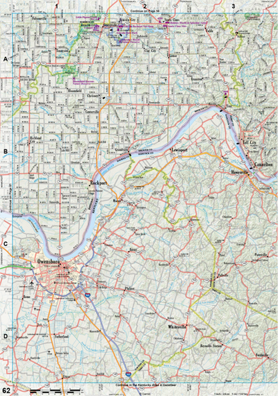 Indiana Atlas & Gazetteer Page 62 Preview 1
