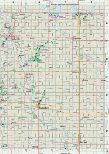 Garmin Iowa Atlas & Gazetteer Page 17 bundle exclusive