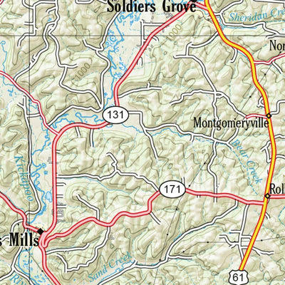Garmin Iowa Atlas & Gazetteer Page 23 digital map