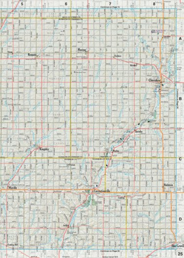 Garmin Iowa Atlas & Gazetteer Page 25 bundle exclusive