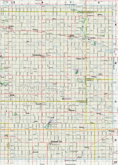 Garmin Iowa Atlas & Gazetteer Page 27 digital map