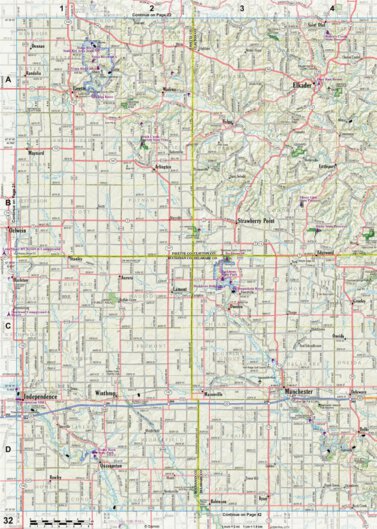 Garmin Iowa Atlas & Gazetteer Page 32 digital map
