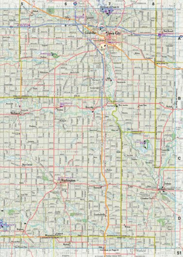 Garmin Iowa Atlas & Gazetteer Page 51 bundle exclusive