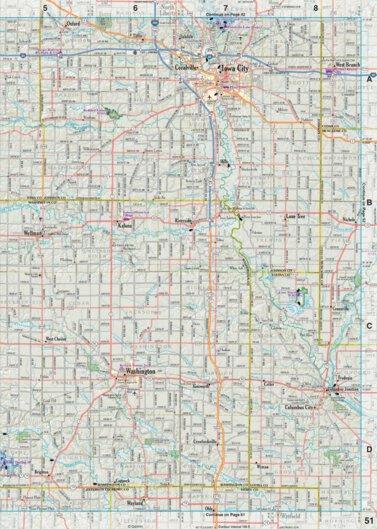 Garmin Iowa Atlas & Gazetteer Page 51 bundle exclusive