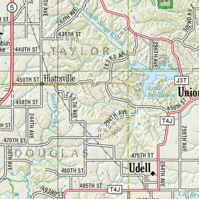 Garmin Iowa Atlas & Gazetteer Page 59 digital map