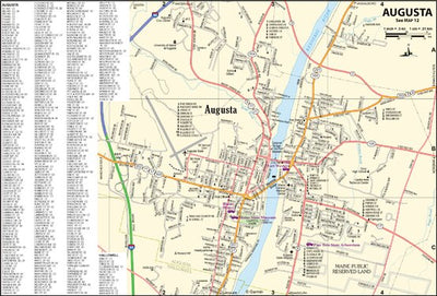 Maine Atlas & Gazetteer- Augusta Preview 1