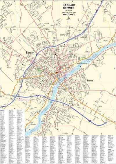 Maine Atlas & Gazetteer- Bangor/Brewer Preview 1