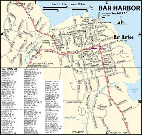 Maine Atlas & Gazetteer- Bar Harbor Preview 1