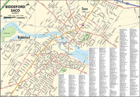 Maine Atlas & Gazetteer- Biddeford/Saco Preview 1