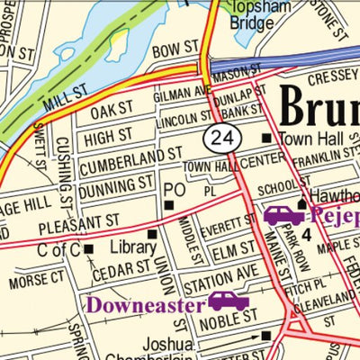 Maine Atlas & Gazetteer- Brunswick/Topsham Preview 3