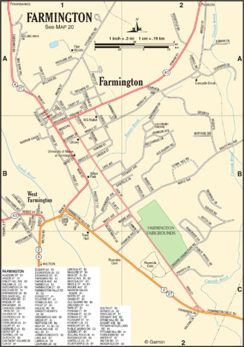 Garmin Maine Atlas & Gazetteer- Farmington digital map