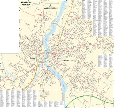 Maine Atlas & Gazetteer- Lewiston/Auburn Preview 1