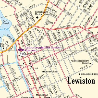 Maine Atlas & Gazetteer- Lewiston/Auburn Preview 2
