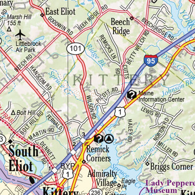 Maine Atlas & Gazetteer Map 1 Preview 3