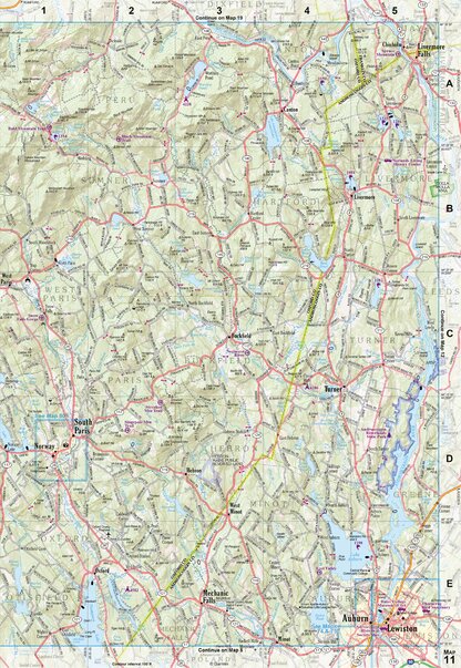 Maine Atlas & Gazetteer Map 11 Preview 1