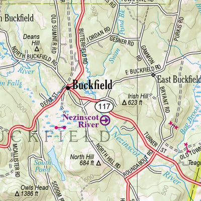 Maine Atlas & Gazetteer Map 11 Preview 2