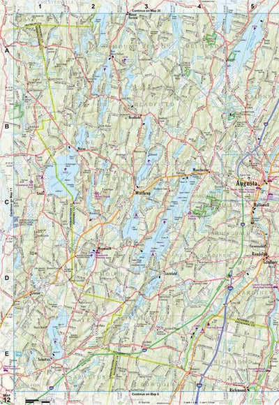 Maine Atlas & Gazetteer Map 12 Preview 1