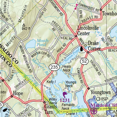 Maine Atlas & Gazetteer Map 14 Preview 2