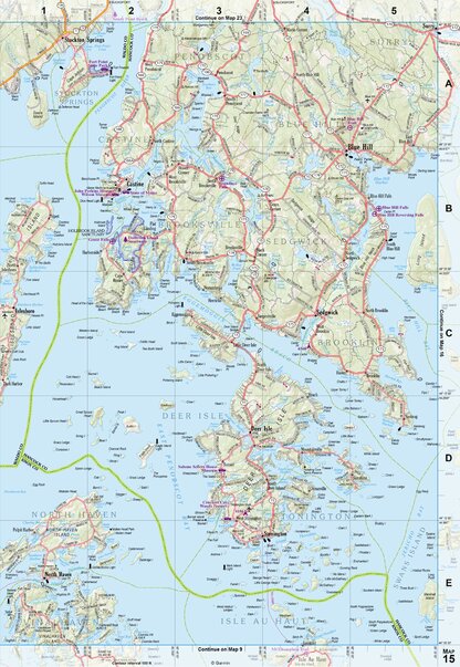 Maine Atlas & Gazetteer Map 15 Preview 1