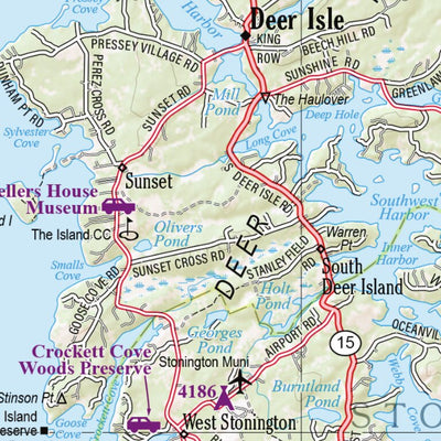 Maine Atlas & Gazetteer Map 15 Preview 3